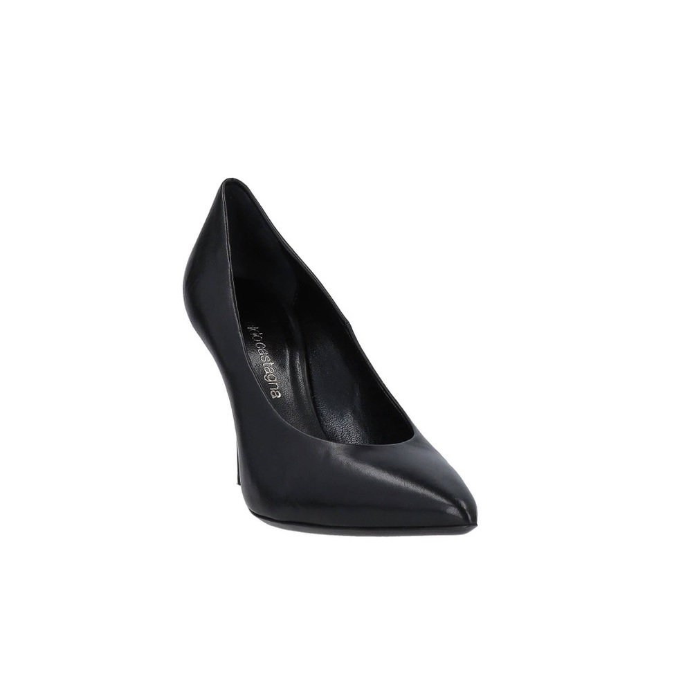 Aldo Castagna Black Leather Pumps Size 8.5